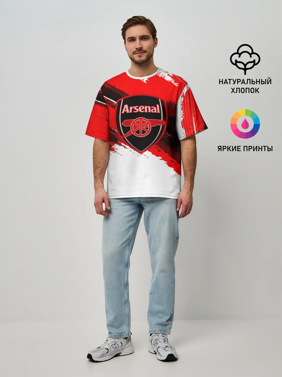 Мужская футболка оверсайз / ARSENAL SPORT STYLE