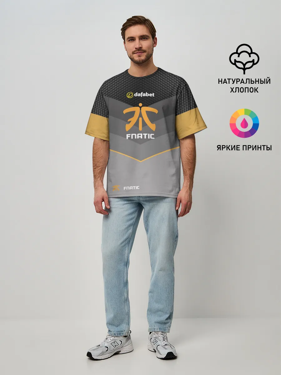 Мужская футболка оверсайз / cs:go (Fnatic)