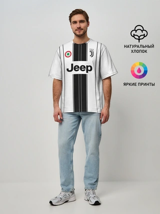 Мужская футболка оверсайз / JUVENTUS.