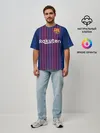 Мужская футболка оверсайз / Barcelona home 18-19