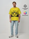 Мужская футболка оверсайз / BORUSSIA DORTMUND