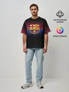 Мужская футболка оверсайз / Barcelona FC