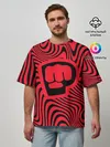 Мужская футболка оверсайз / PewDiePie Logo