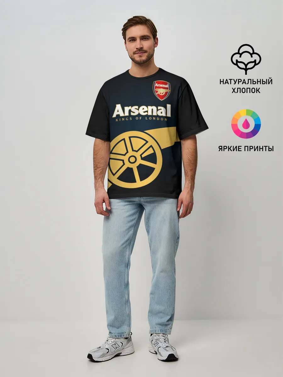 Мужская футболка оверсайз / Arsenal