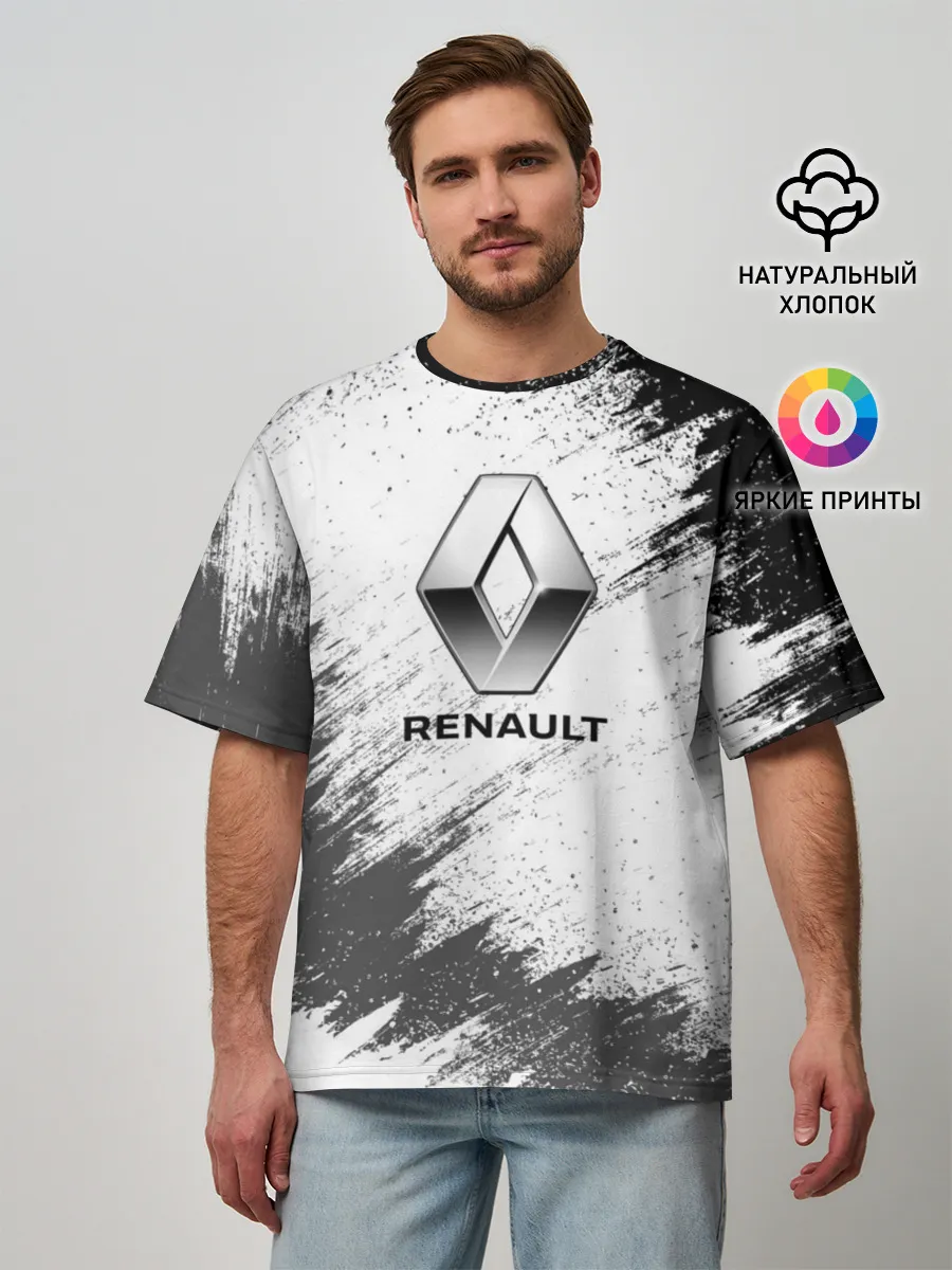 Мужская футболка оверсайз / Renault