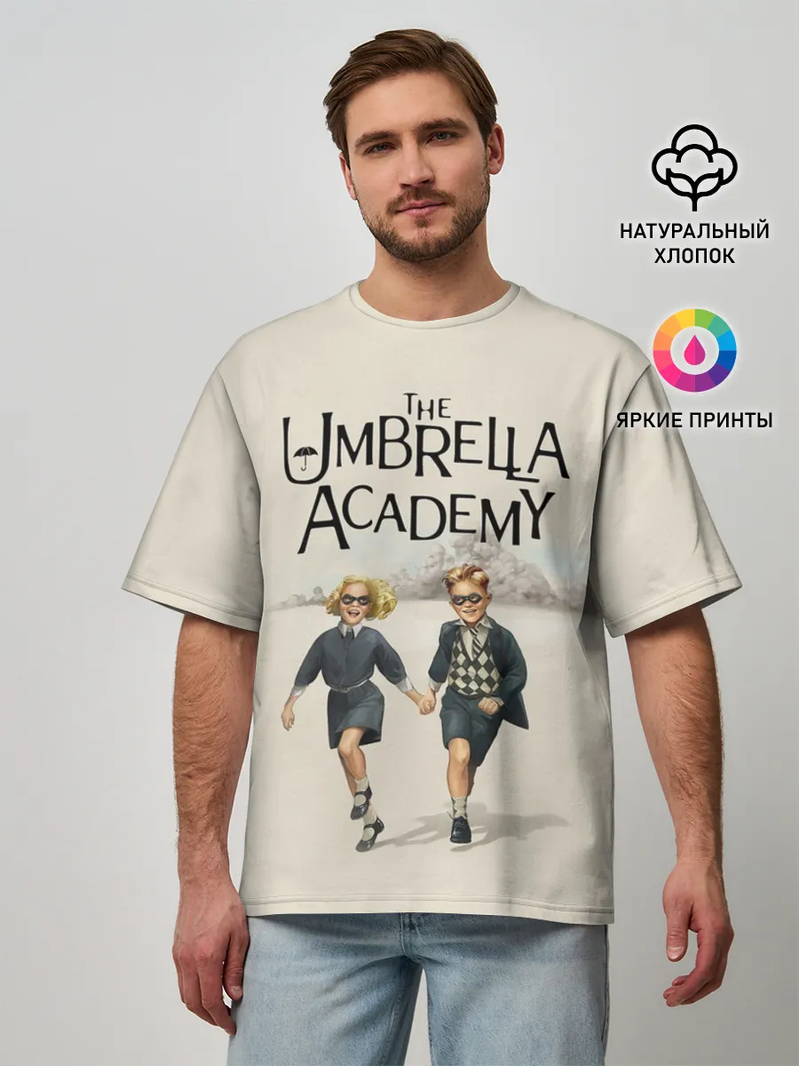 Мужская футболка оверсайз / The umbrella academy