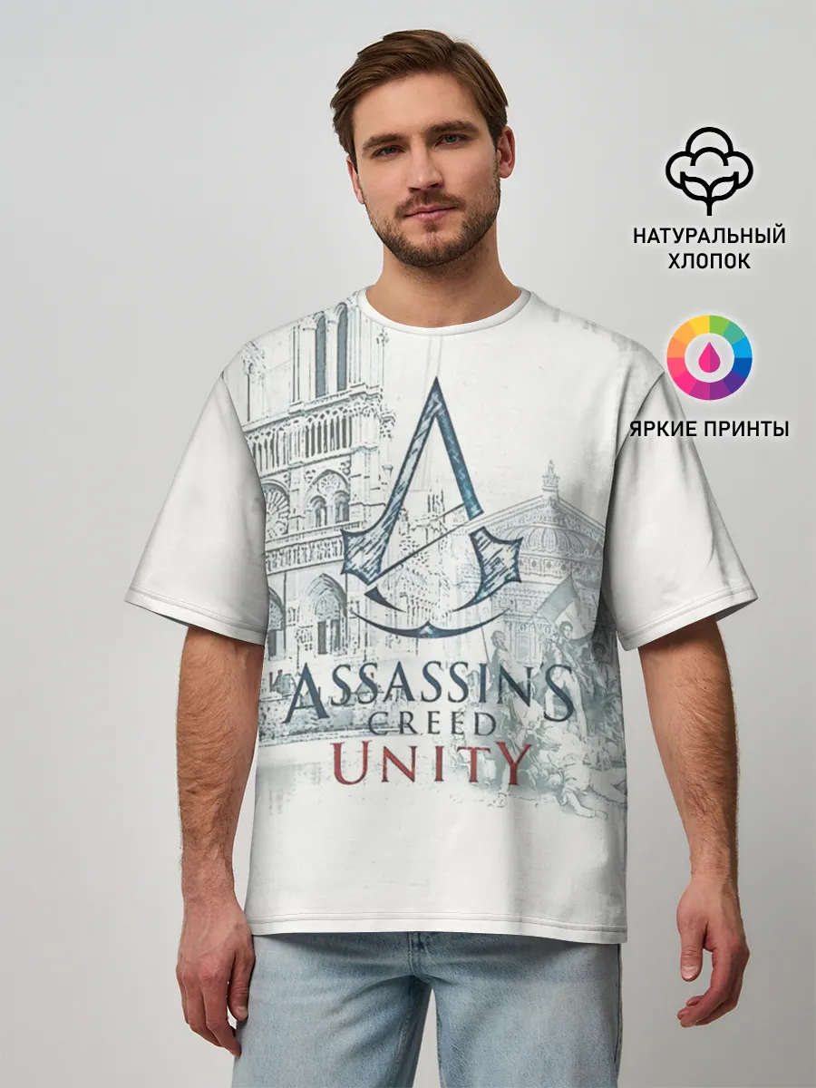 Мужская футболка оверсайз / Assassin’s Creed Unity