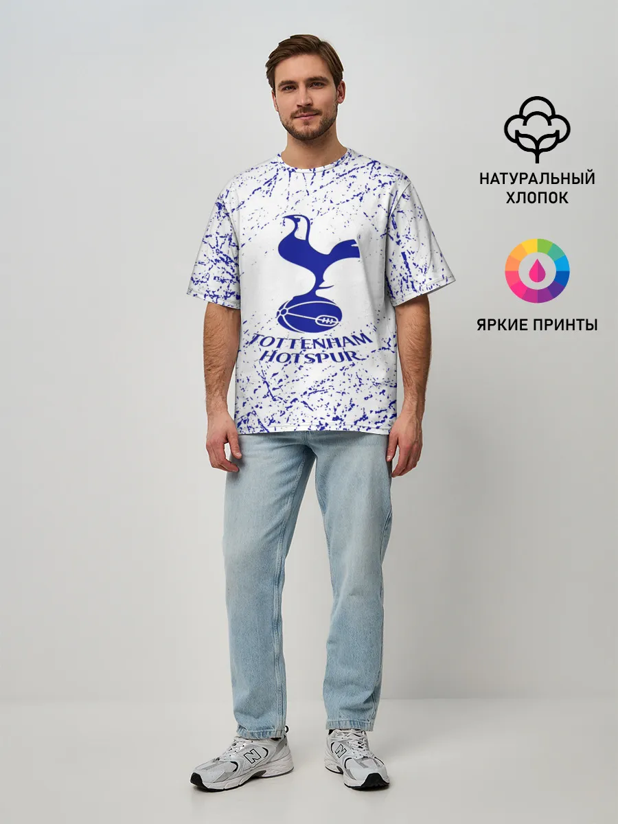 Мужская футболка оверсайз / tottenham.