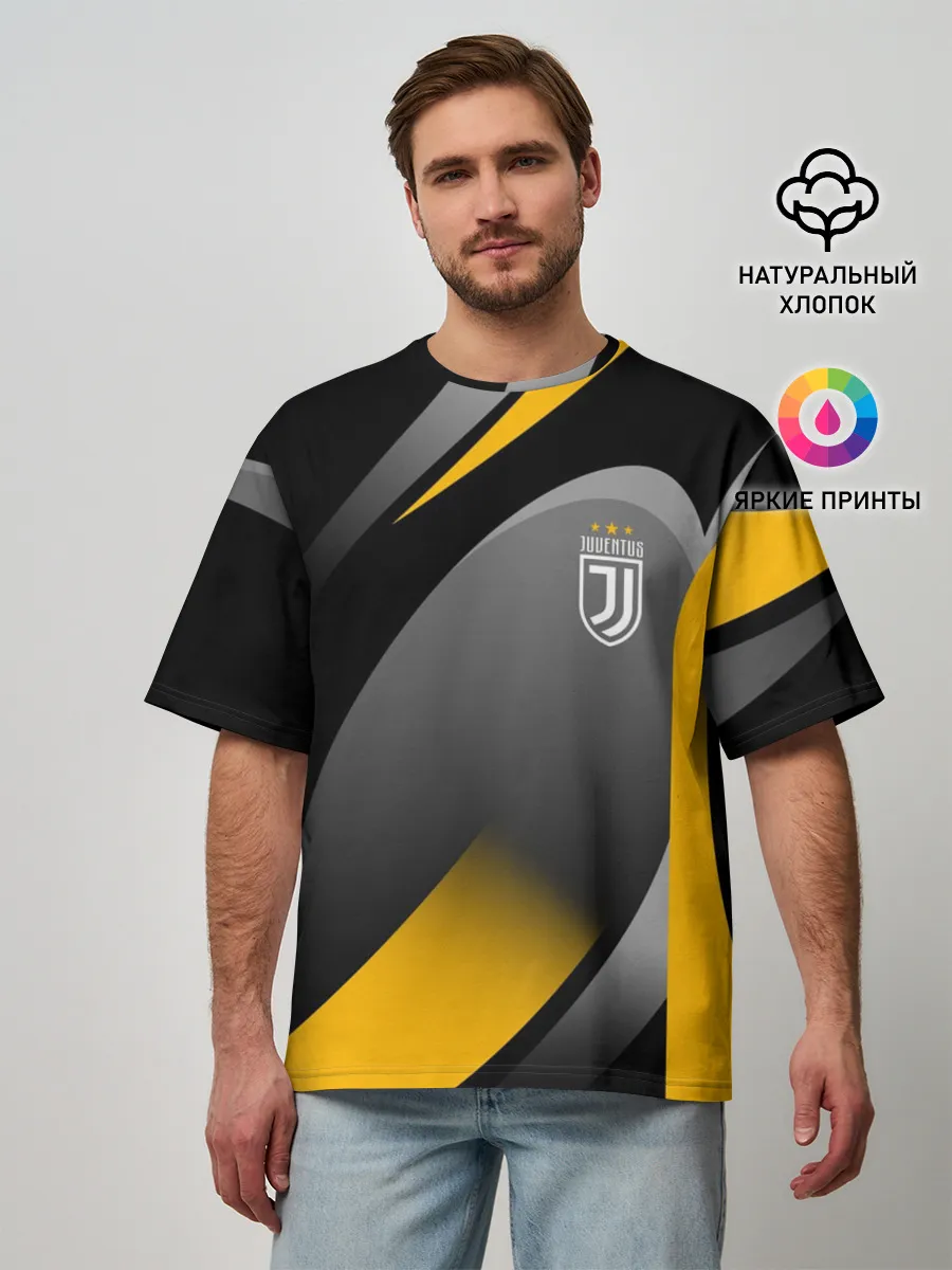 Мужская футболка оверсайз / Juventus Uniform