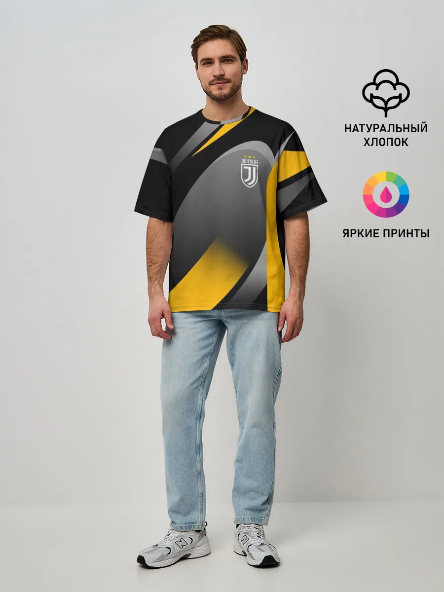 Мужская футболка оверсайз / Juventus Uniform