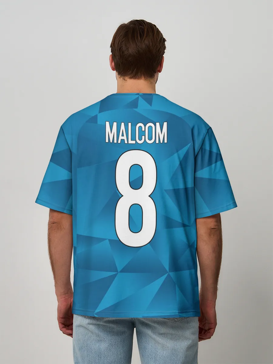 Мужская футболка оверсайз / Malcom home kit 19-20