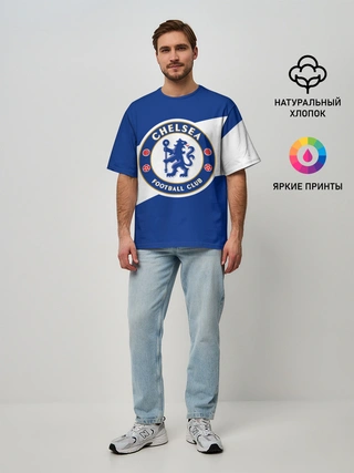 Мужская футболка оверсайз / Chelsea SPORT