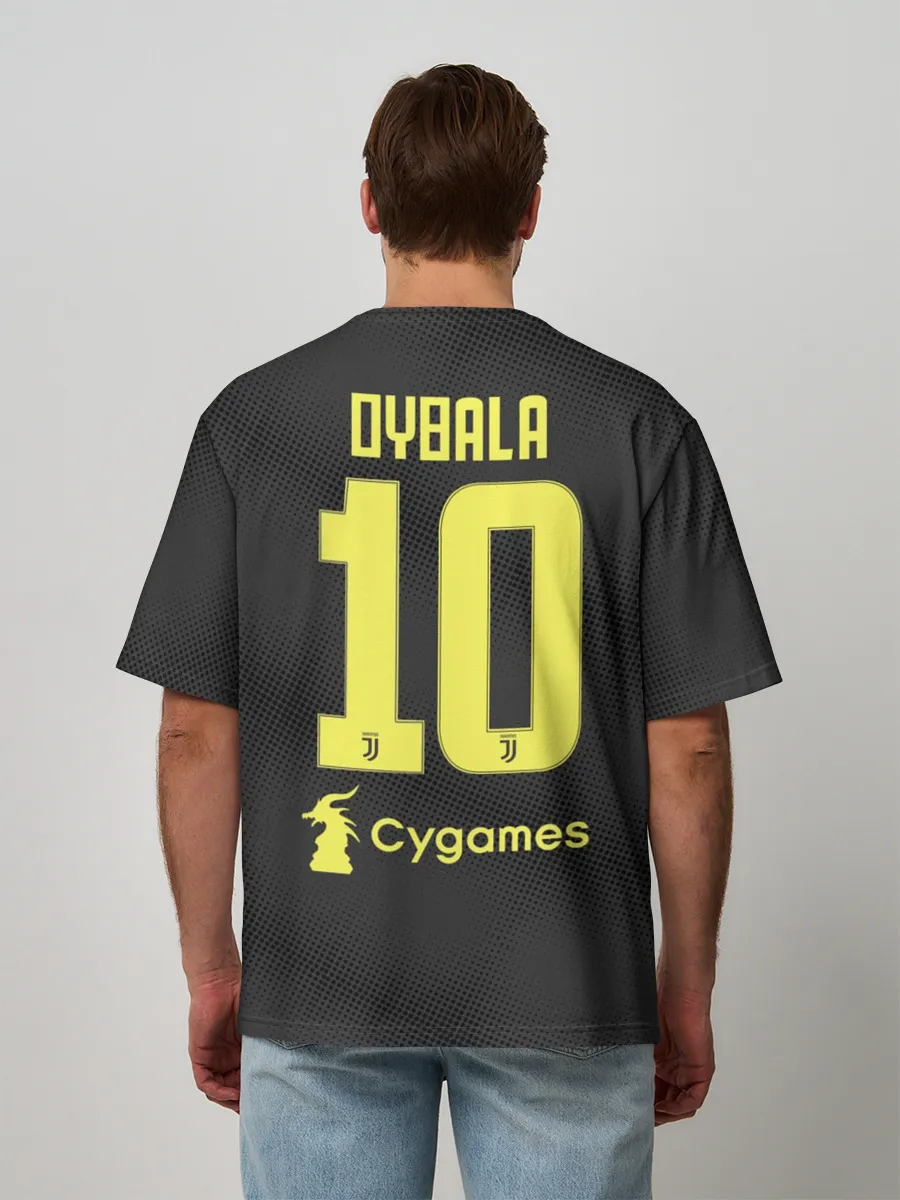 Мужская футболка оверсайз / Dybala 18-19 alternative