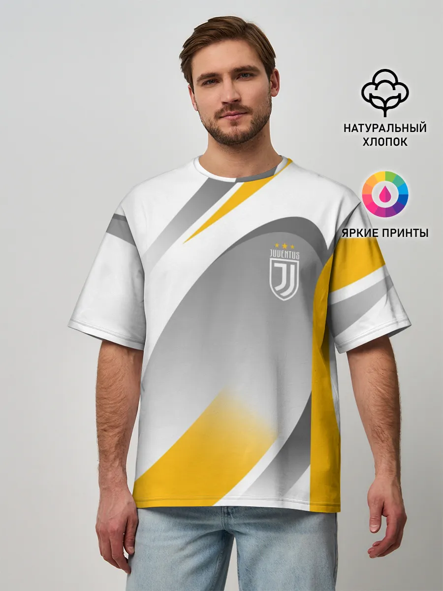 Мужская футболка оверсайз / Juventus Uniform