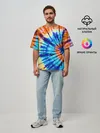 Мужская футболка оверсайз / Tie dye