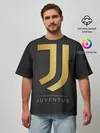 Мужская футболка оверсайз / Juventus Gold Edition