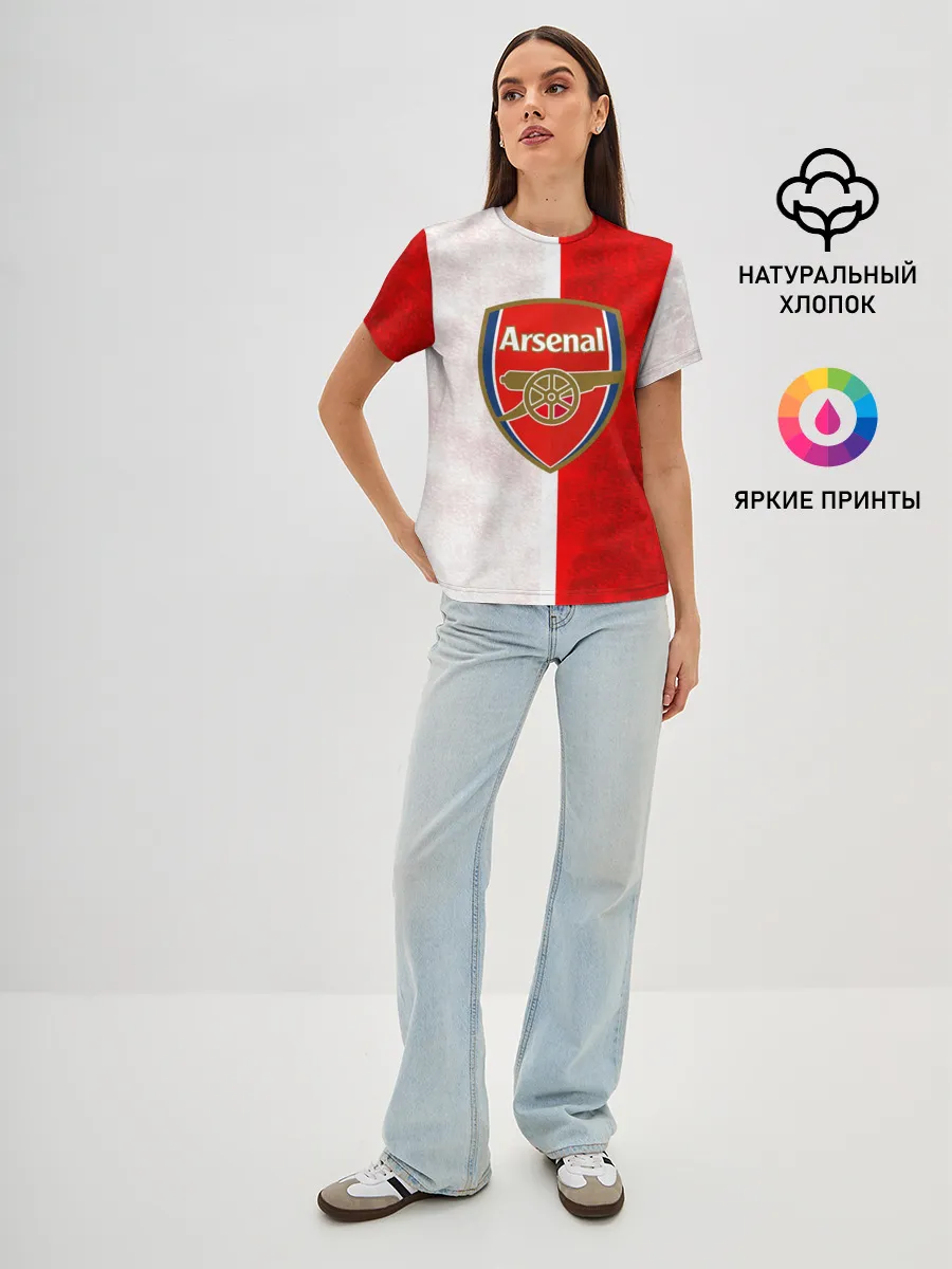 Женская базовая футболка / FC Arsenal 3D