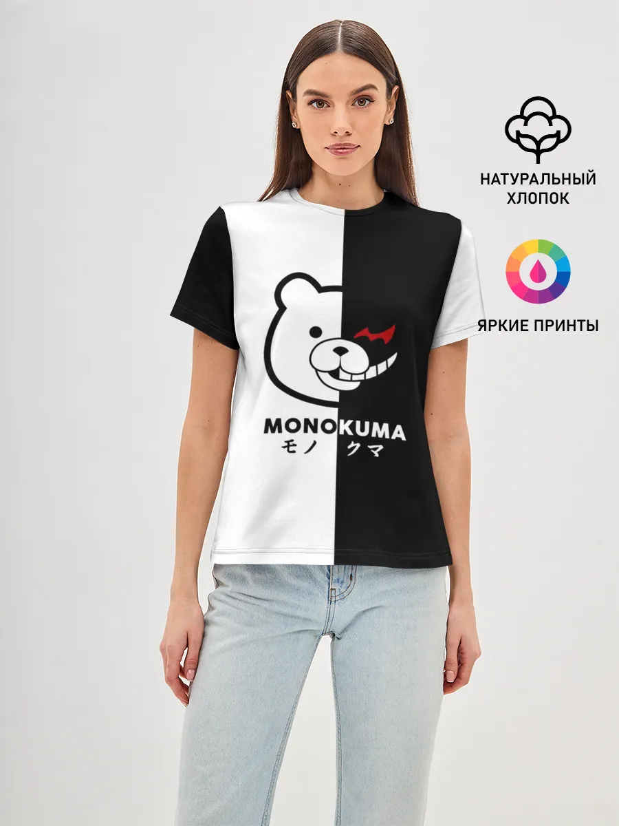 Женская базовая футболка / _Monokuma_