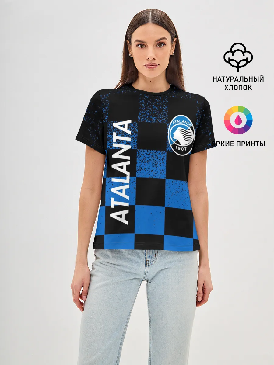 Женская базовая футболка / FC ATALANTA / ФК АТАЛАНТА