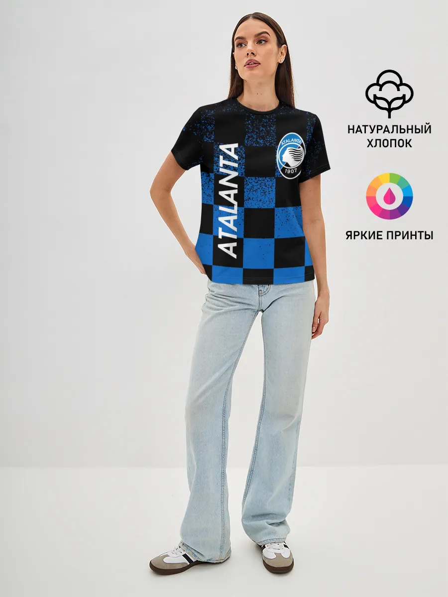 Женская базовая футболка / FC ATALANTA / ФК АТАЛАНТА