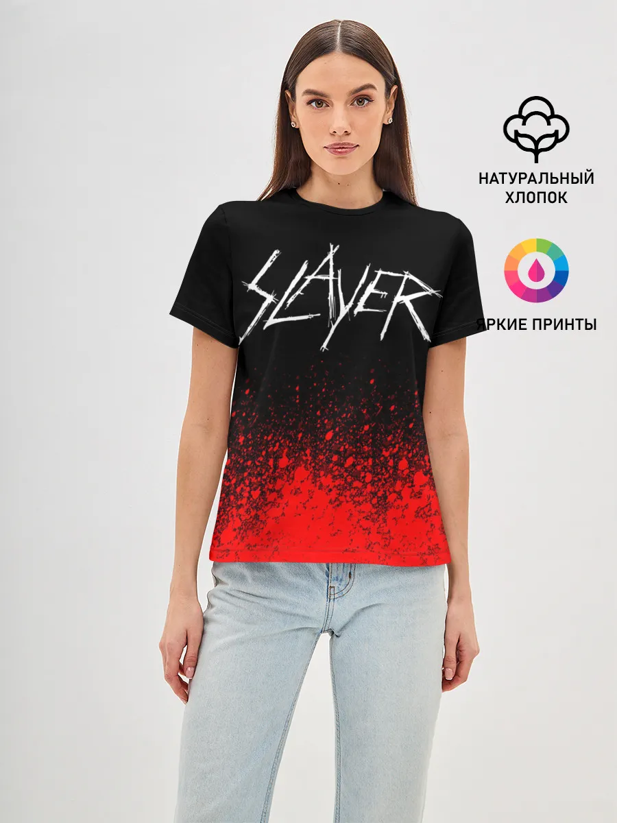 Женская базовая футболка / SLAYER (14)