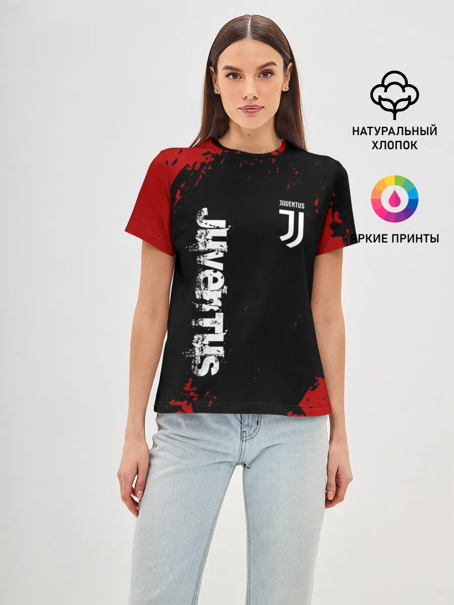 Женская базовая футболка / JUVENTUS / ЮВЕНТУС