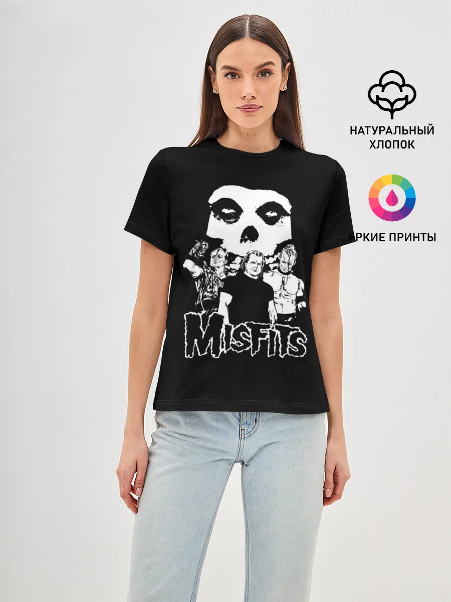 Женская базовая футболка / Misfits