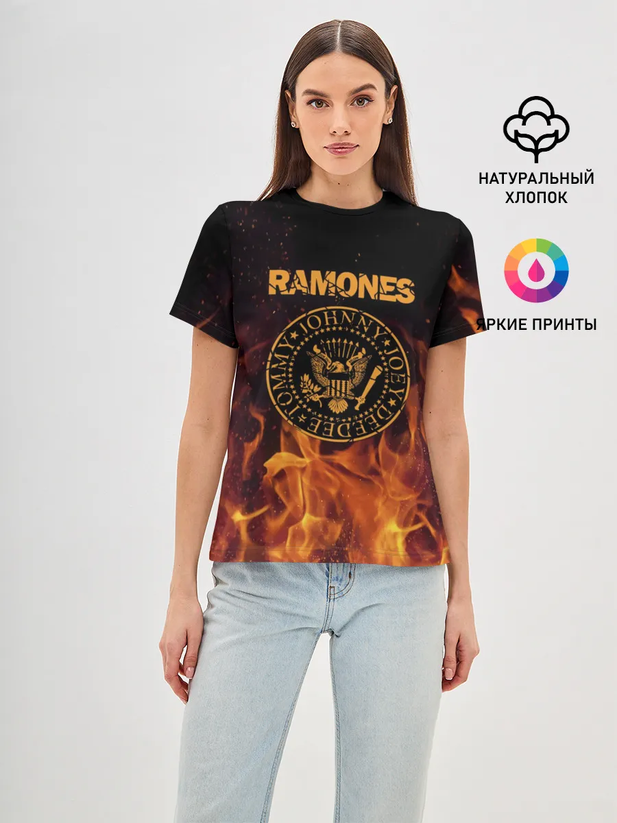 Женская базовая футболка / Ramones