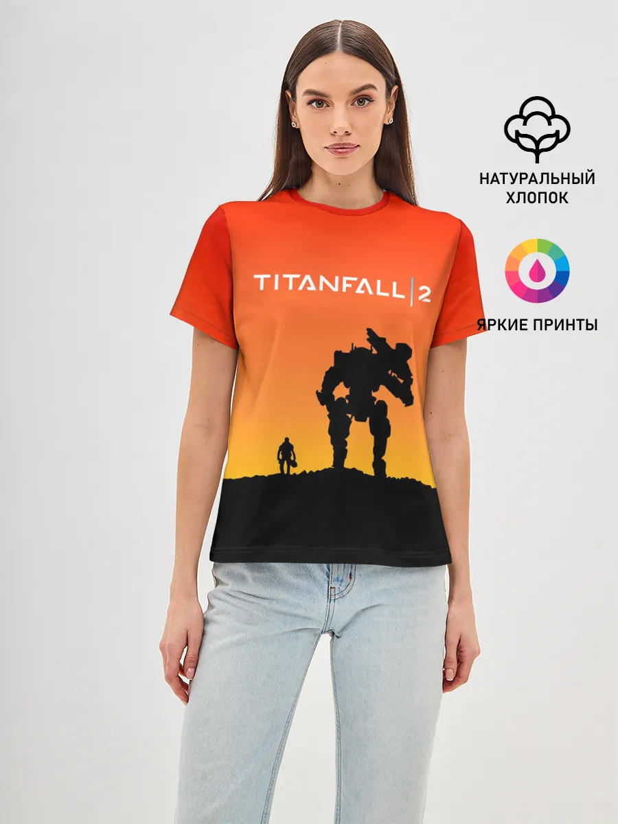 Женская базовая футболка / TITANFALL 2