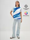 Женская базовая футболка / STRIPES BLUE