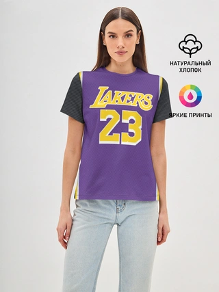 Женская базовая футболка / James LA Lakers 2019