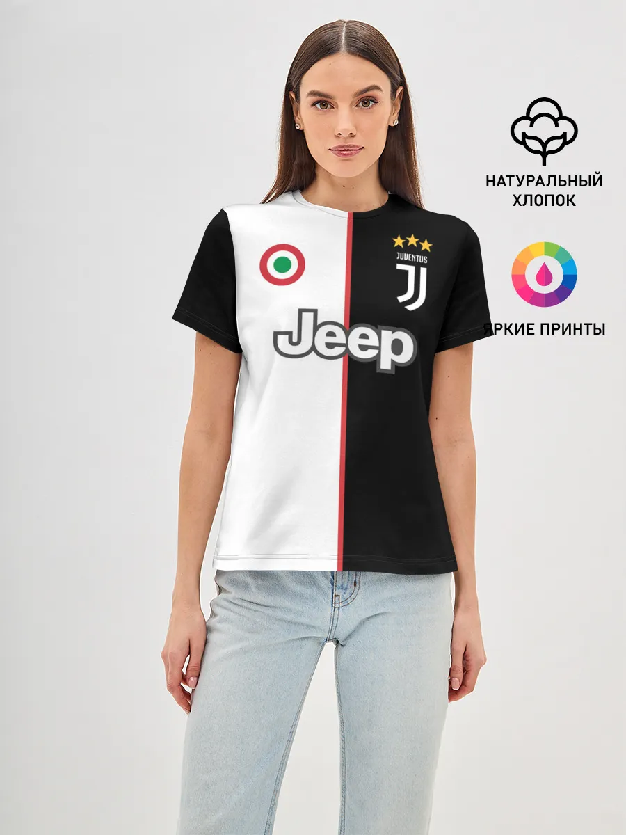 Женская базовая футболка / Ronaldo Juventus Home 19/20