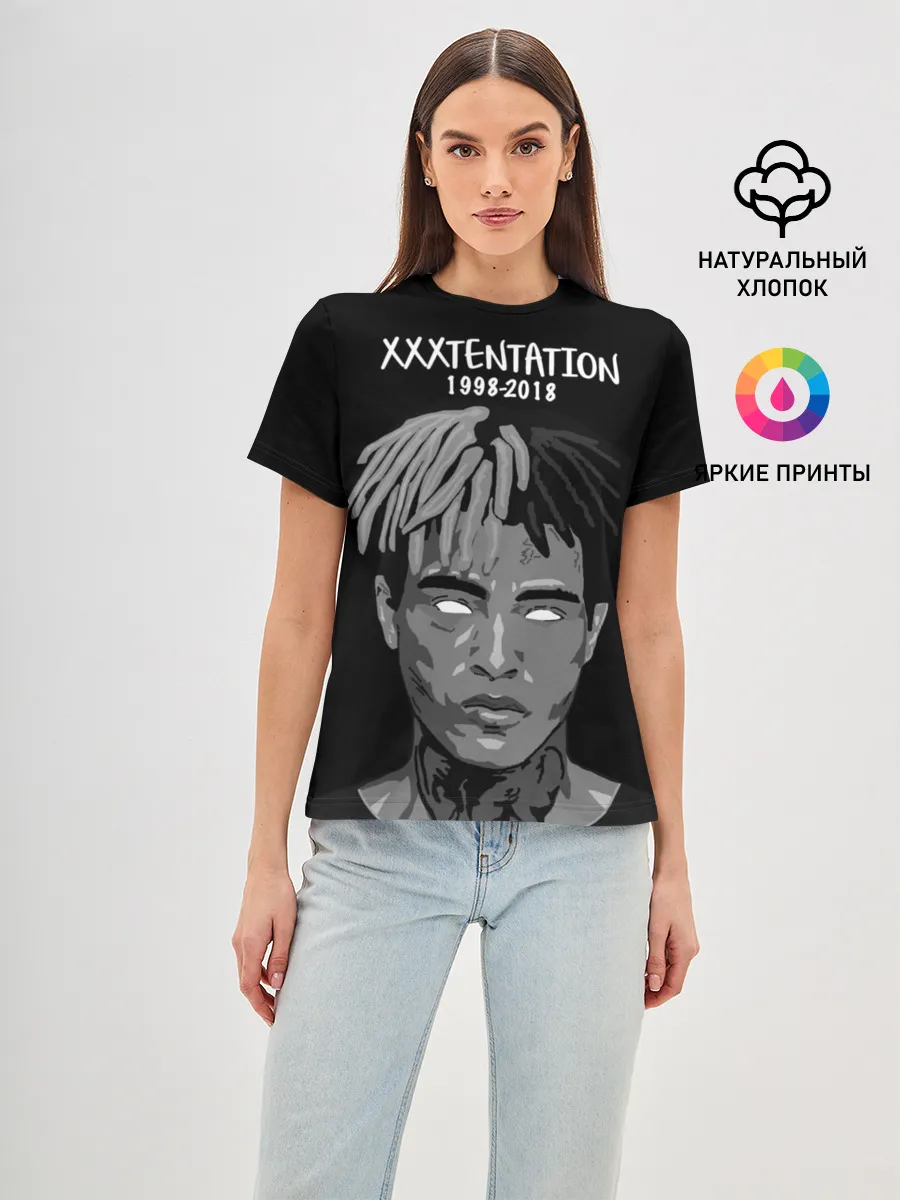 Женская базовая футболка / Xxxtentation RIP