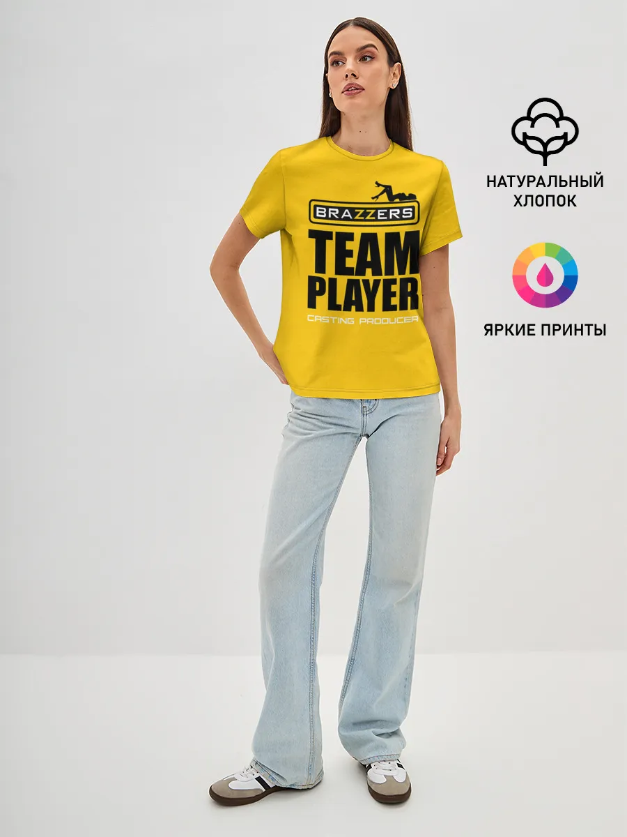 Женская базовая футболка / Brazzers Team player