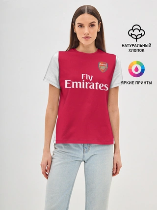 Женская базовая футболка / Arsenal home 19-20