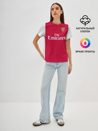 Женская базовая футболка / Arsenal home 19-20