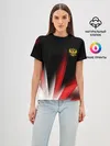 Женская базовая футболка / Russia sport collection