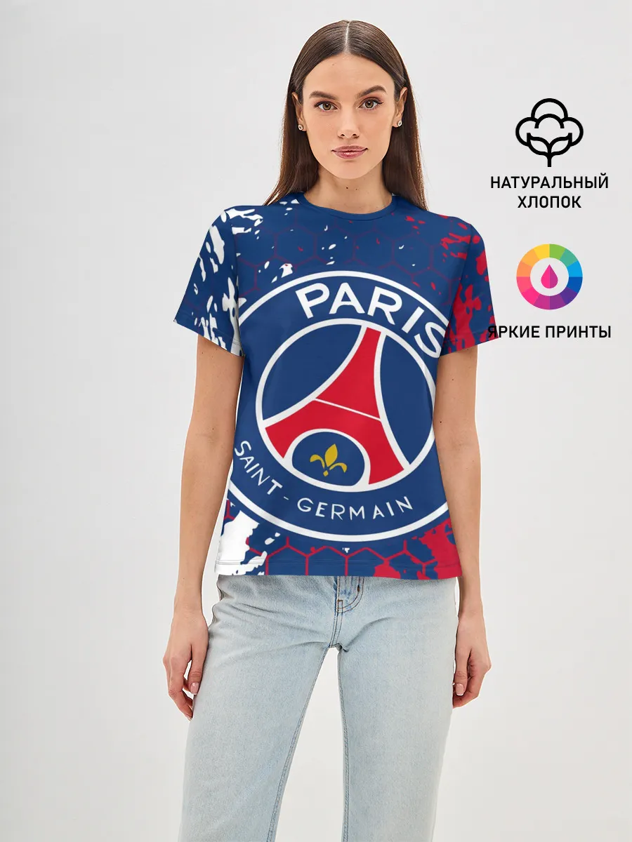 Женская базовая футболка / ФК ПСЖ / FC PSG / PARIS SG