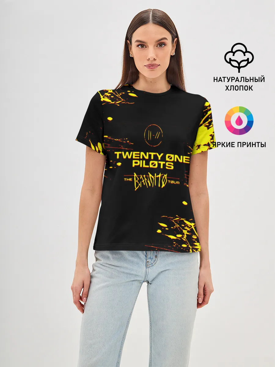 Женская базовая футболка / TWENTY ONE PILOTS TOP.