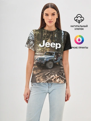 Женская базовая футболка / Jeep