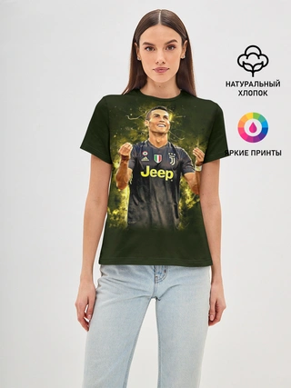 Женская базовая футболка / RONALDO JUVE SPORT