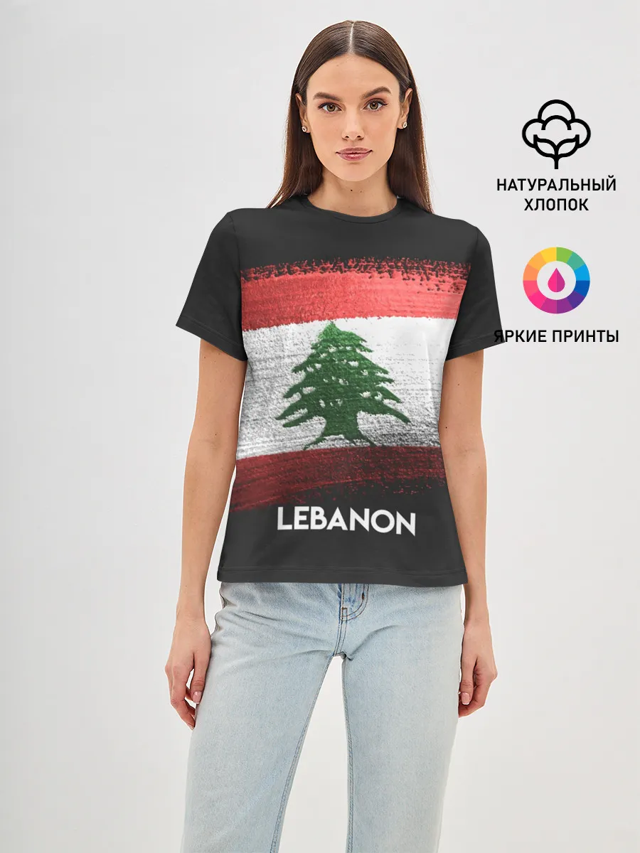 Женская базовая футболка / LEBANON(Ливан)