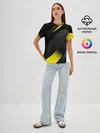 Женская базовая футболка / SPORT WEAR YELLOW