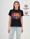 Женская базовая футболка / Barcelona FC