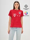 Женская базовая футболка / Bayern home 19-20