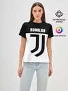 Женская базовая футболка / Ronaldo Juventus