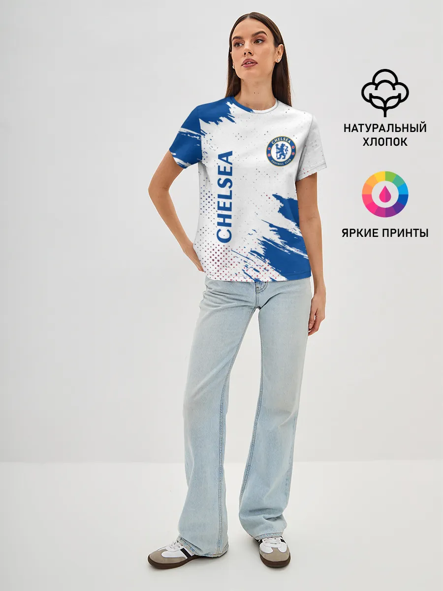 Женская базовая футболка / CHELSEA F.C. / ЧЕЛСИ