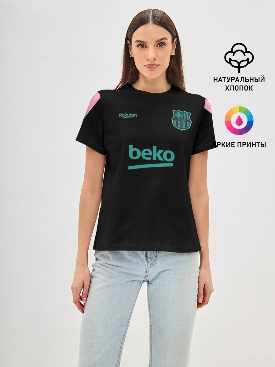 Женская базовая футболка / FC Barcelona | Training shirt (2021/22)