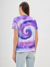 Женская базовая футболка / TIE-DYE PURPLE