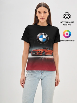 Женская базовая футболка / BMW